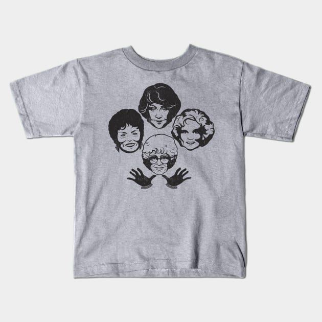 Miami Royalty Vintage Variant Kids T-Shirt by machmigo